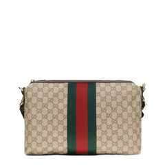 Cruise Medium Coated GG Canvas Shoulder Bag - Beige