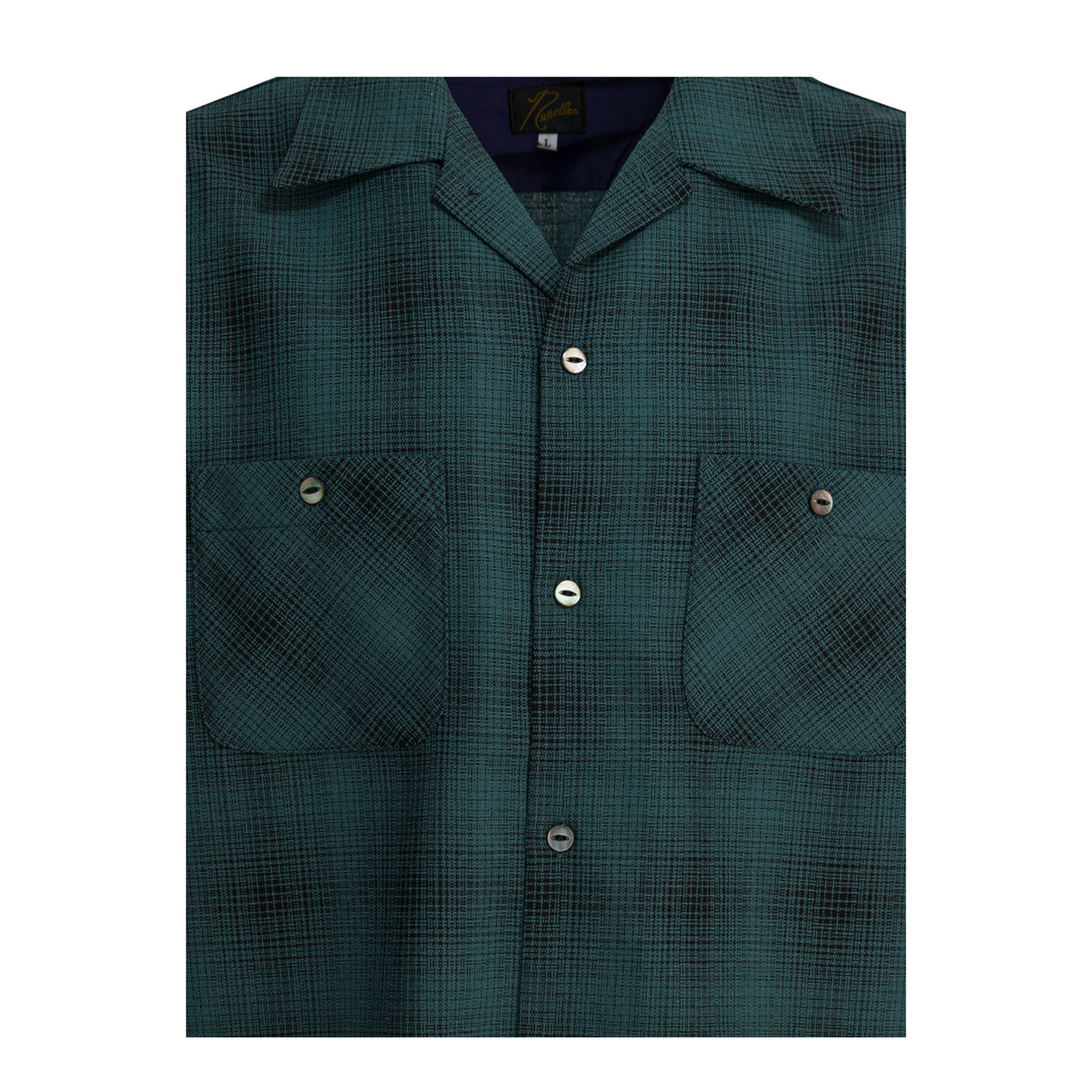 MAYFEYR - Needles - Checked Wool One Up Shirt - RW163ABLUE
