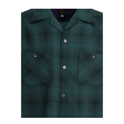 MAYFEYR - Needles - Checked Wool One Up Shirt - RW163ABLUE