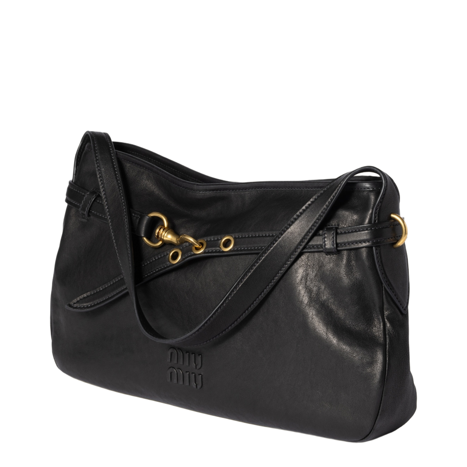 Black Aventure Nappa Leather Bag