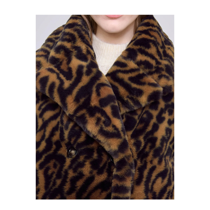 MAYFEYR - A.P.C. - Leopard Print Faux Fur Coat - PSALAF01556CAA