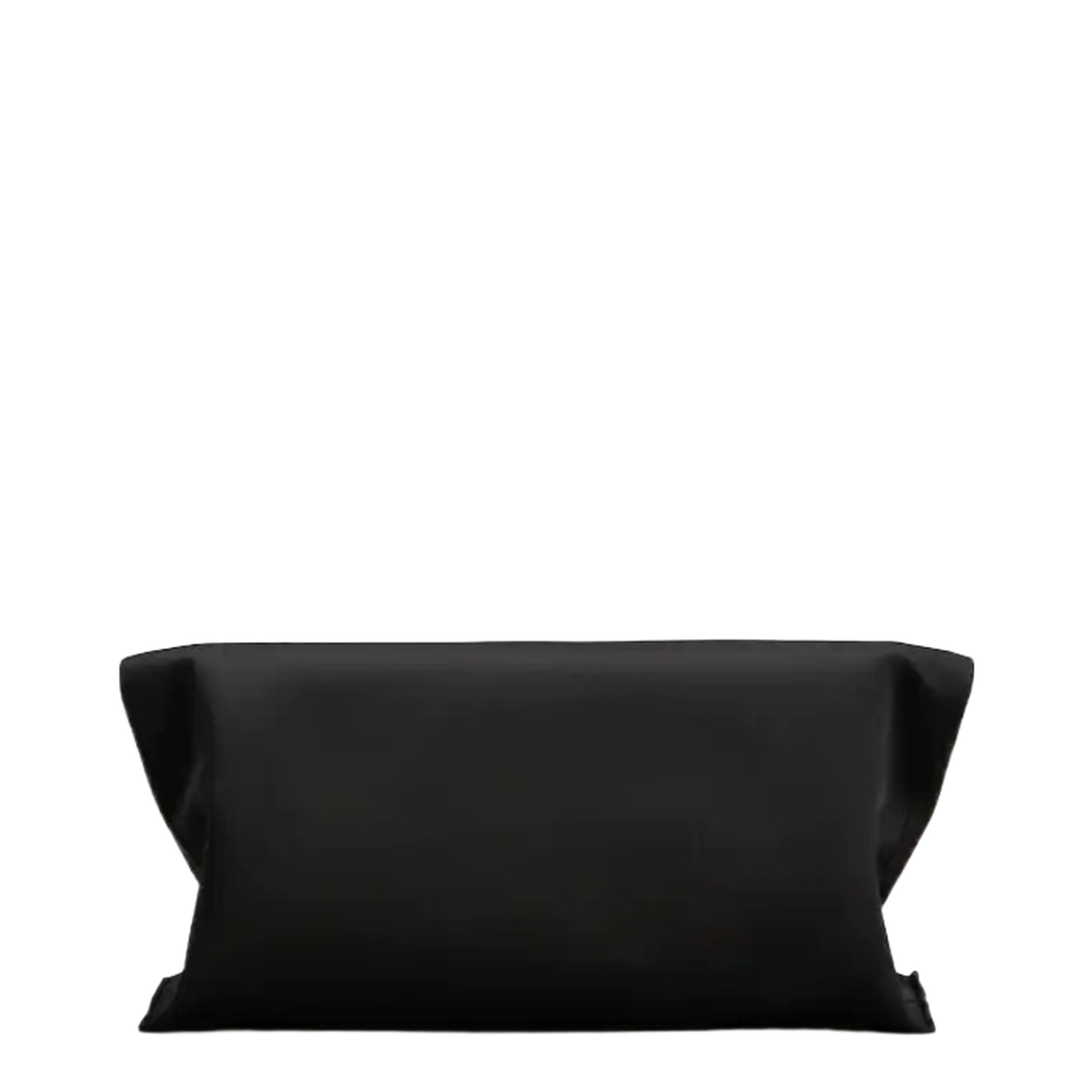 Trompette Clutch Satin Black