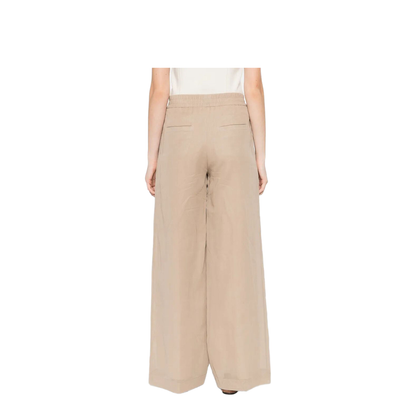 Cotton Trousers Cream