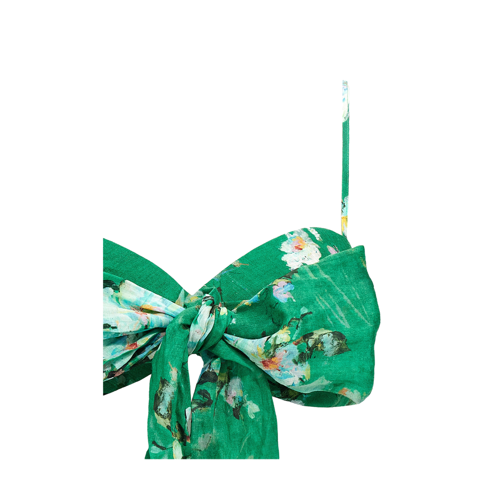 Draped Bow Tops Green