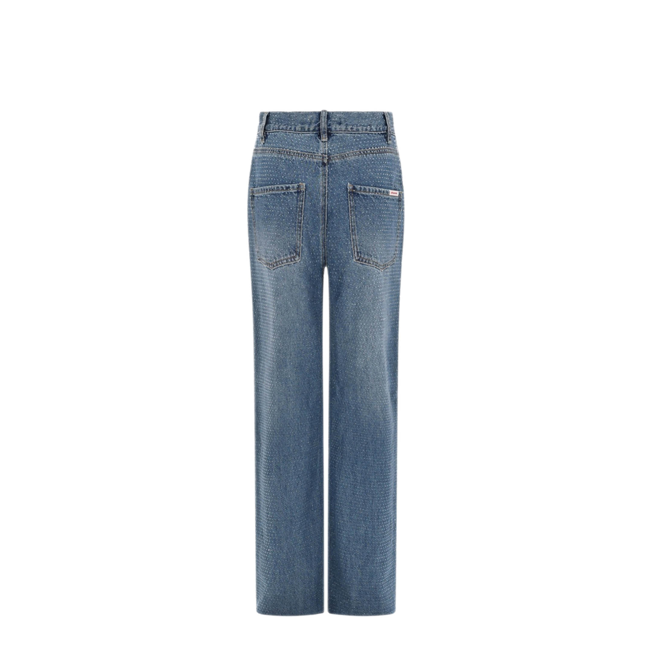 MAYFEYR - Self Portrait - Jeans With Rhinestones - RS26813PABLBLUE