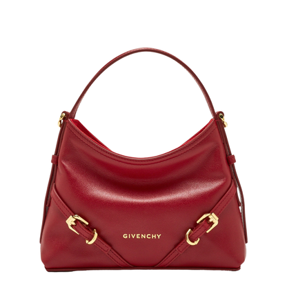 Red Leather Nano Voyou Handbag