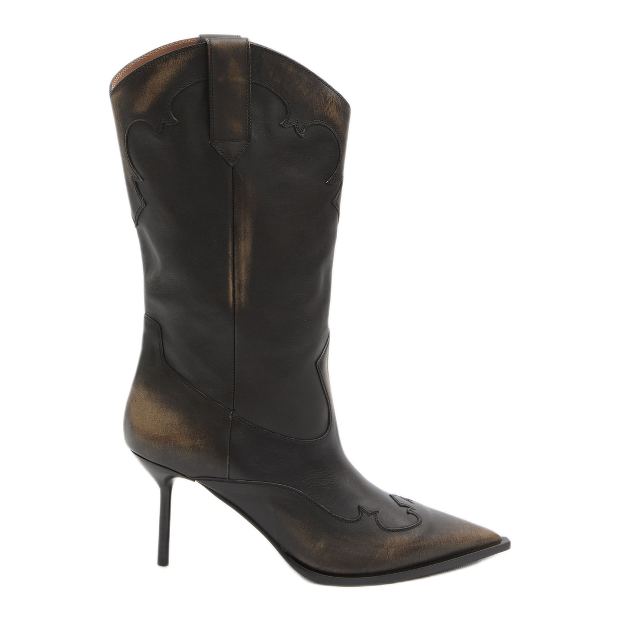 MAYFEYR - Paris Texas - Lidia Western Boots - PX1795XLTHBBLACK