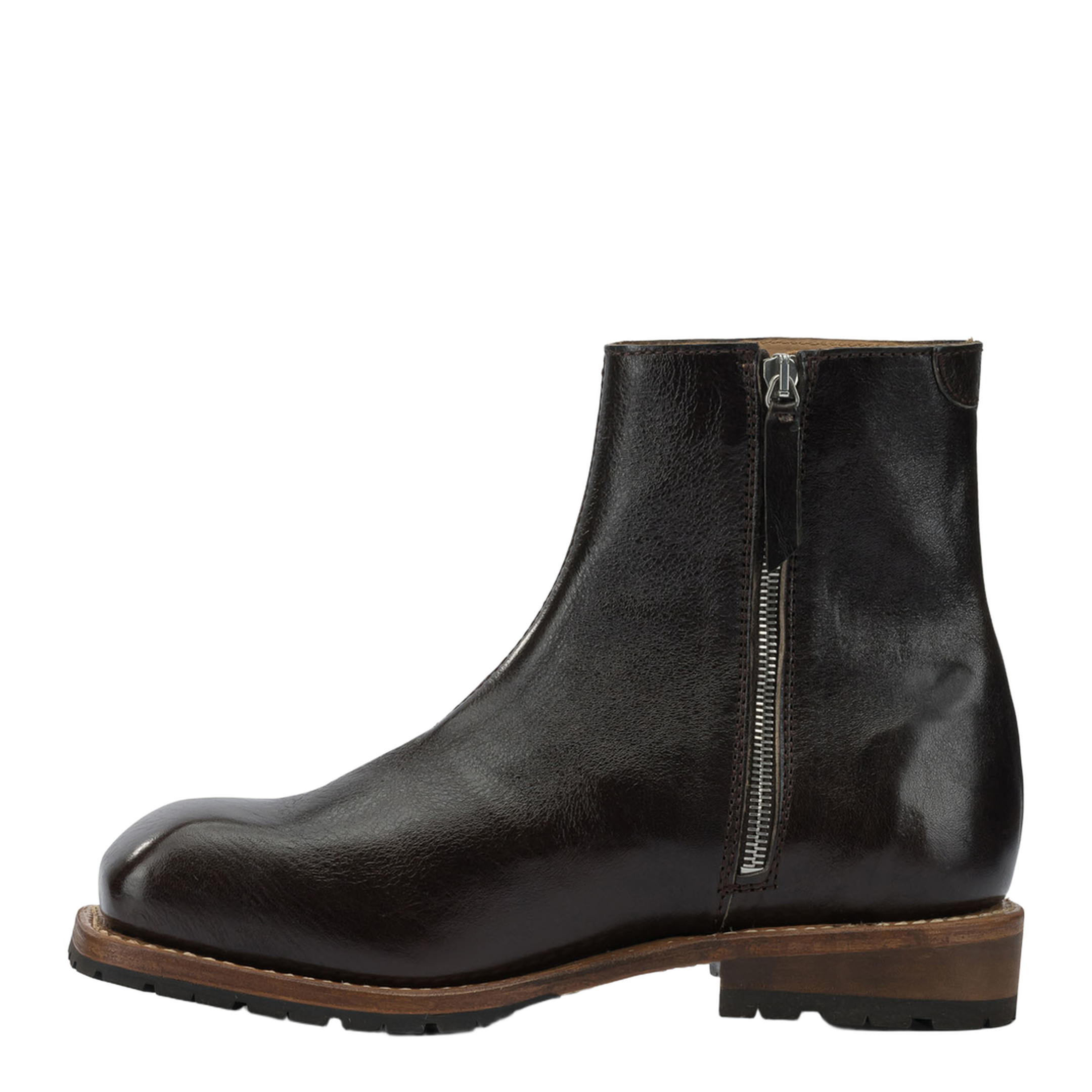 MAYFEYR - Our Legacy - Engine Zippered Ankle Boots - A4257EDAAMERICANOLEATHER