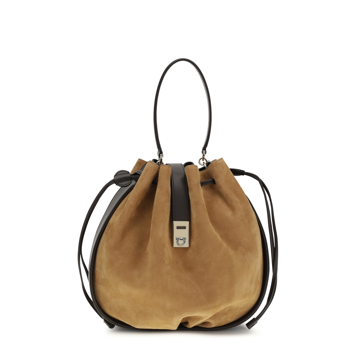 MAYFEYR - Ferragamo - Hug Buckle Bucket Bag - 792881006