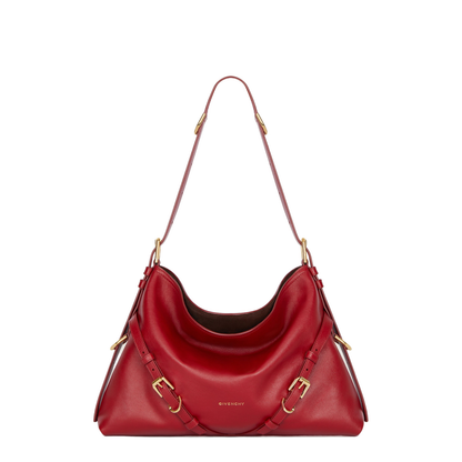 Medium Voyou Bag in Shiny Leather