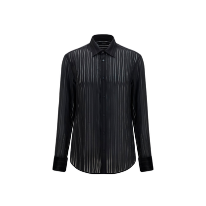 MAYFEYR - Gucci - Striped Silk Gauze Shirt - 865801ZAU2C1000