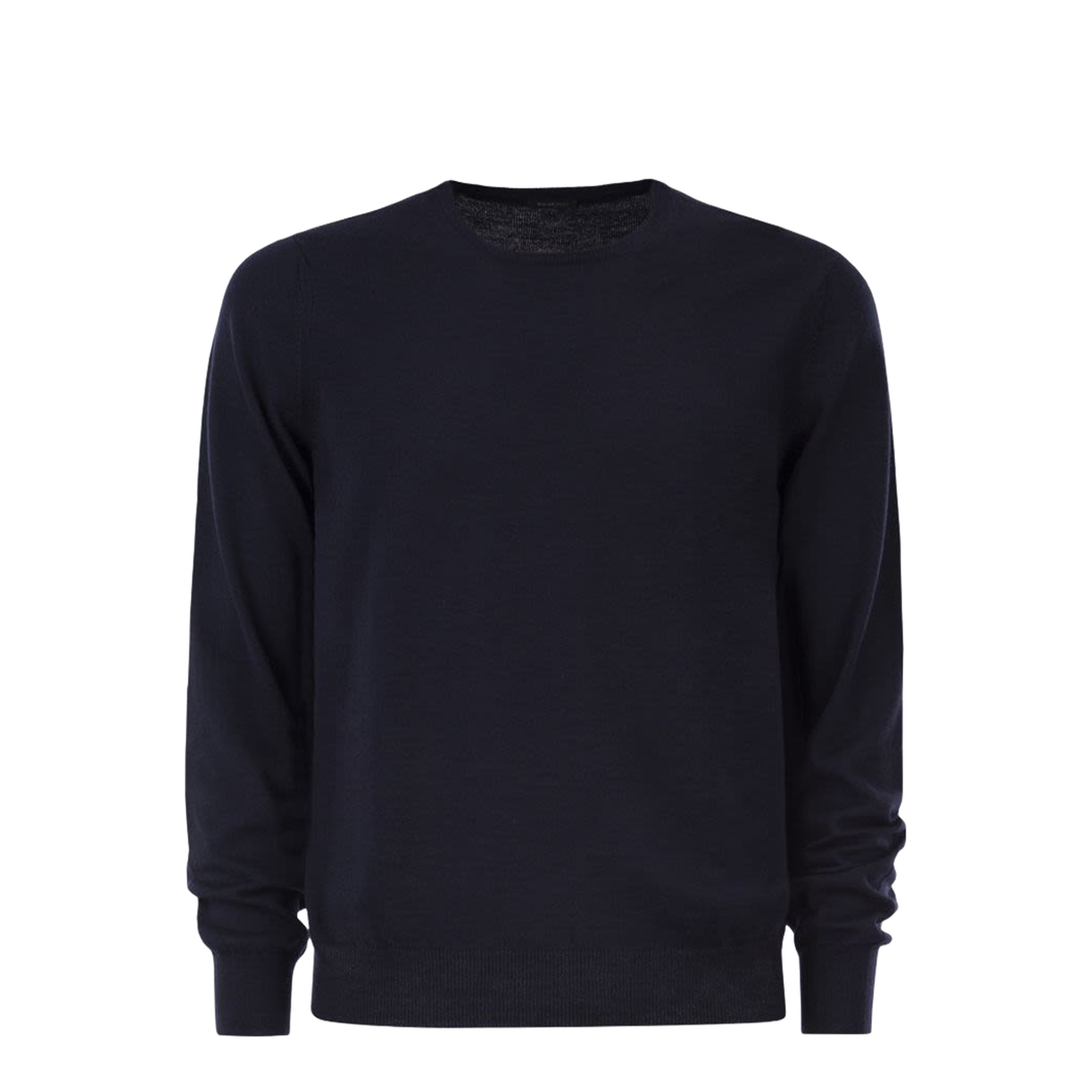 Long-sleeved Wool Crew Neck Jumper