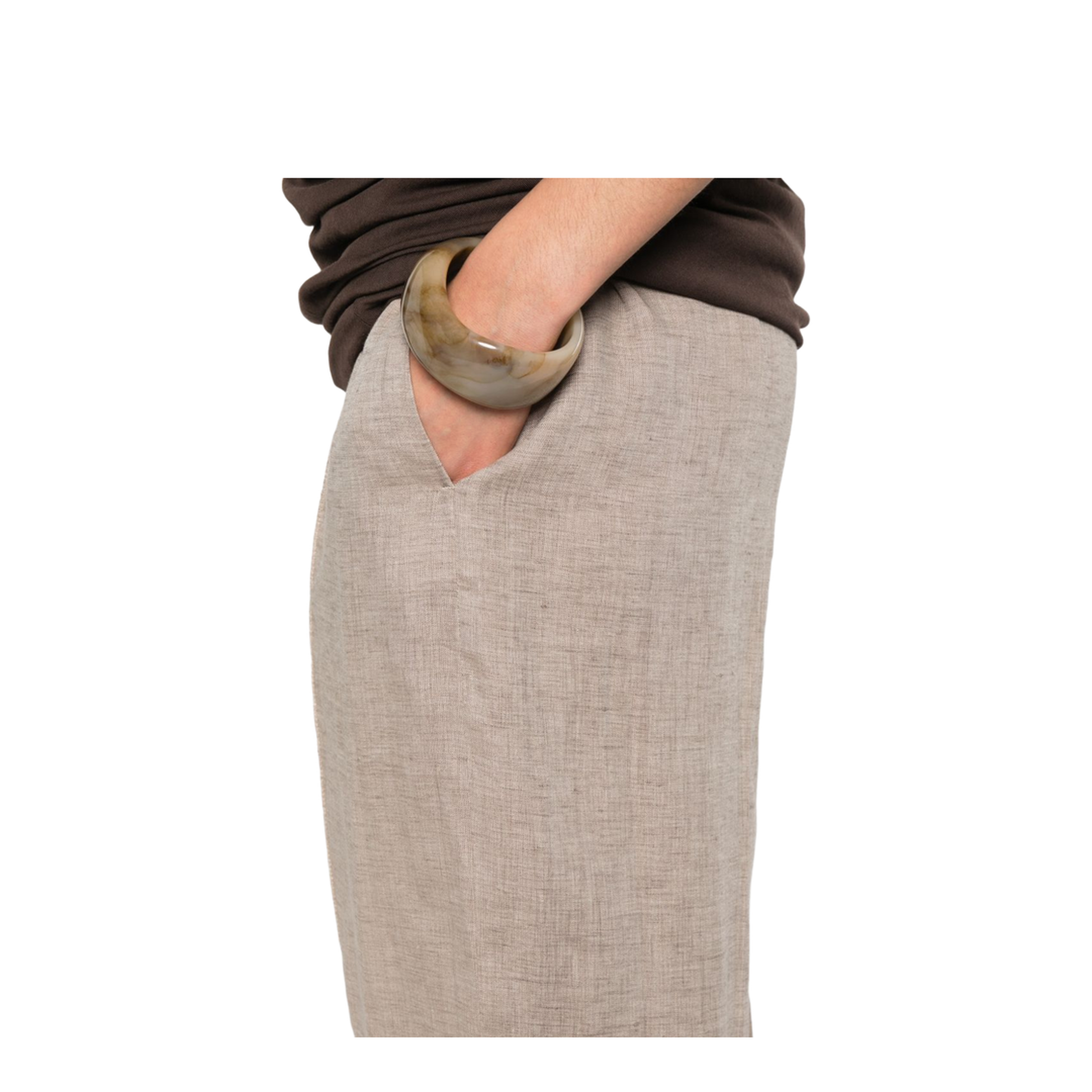 MAYFEYR - Fabiana Filippi - Trousers Dove Grey - PAD276F336M1310161