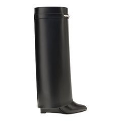 Leather Shark Boots