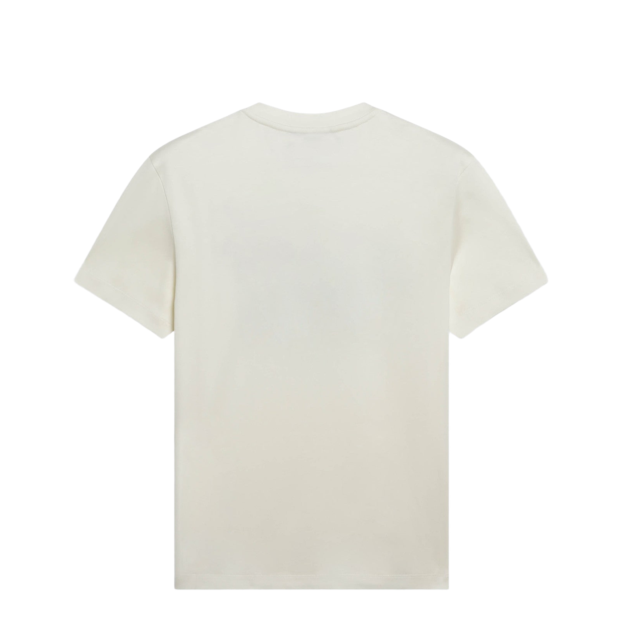 White T-shirt with Embroidered Logo