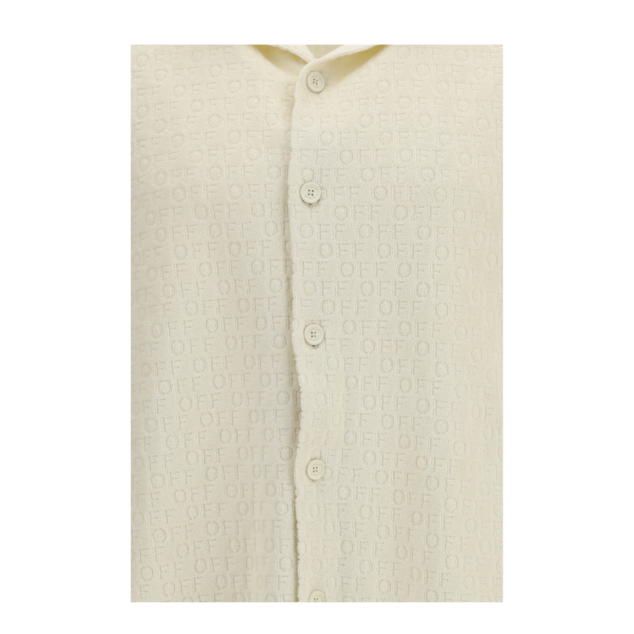 MAYFEYR - Off-White - Off Terry Bowling Shirt - 44MGG013C9J0010A00A00