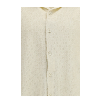 MAYFEYR - Off-White - Off Terry Bowling Shirt - 44MGG013C9J0010A00A00