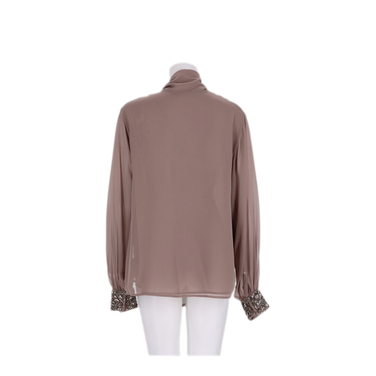 MAYFEYR - Parosh - Dove Polyester Top - D311690RPRESS064