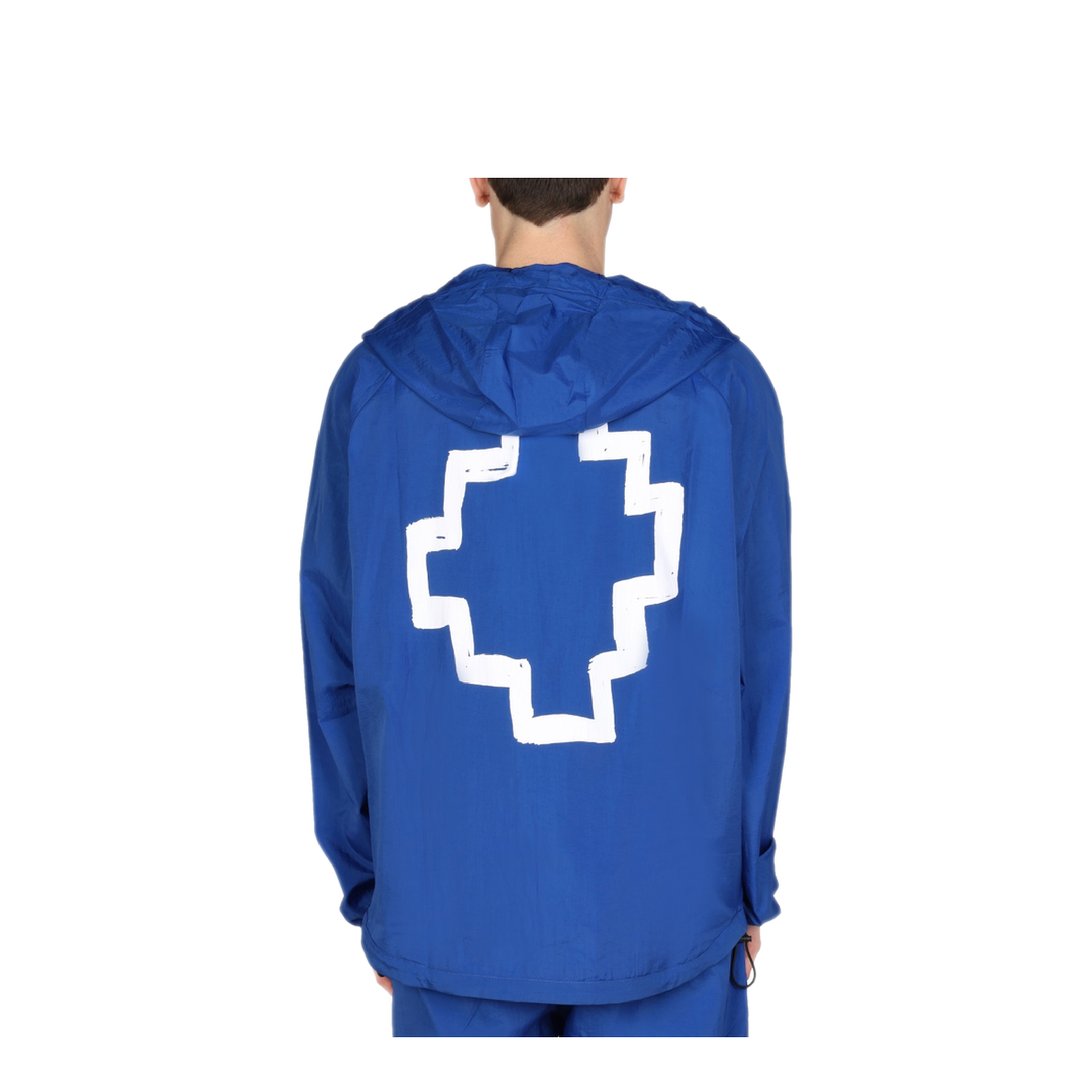 MAYFEYR - MARCELO BURLON COUNTY OF MILAN - Cross Print Windbreaker Jacket - CMEB037S22FAB0024501