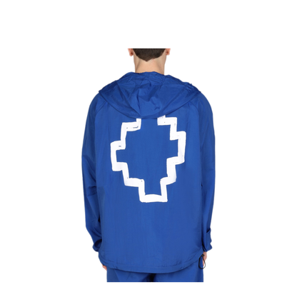 MAYFEYR - MARCELO BURLON COUNTY OF MILAN - Cross Print Windbreaker Jacket - CMEB037S22FAB0024501