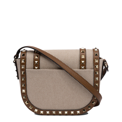 Rockstud Foldover Top Shoulder Bag