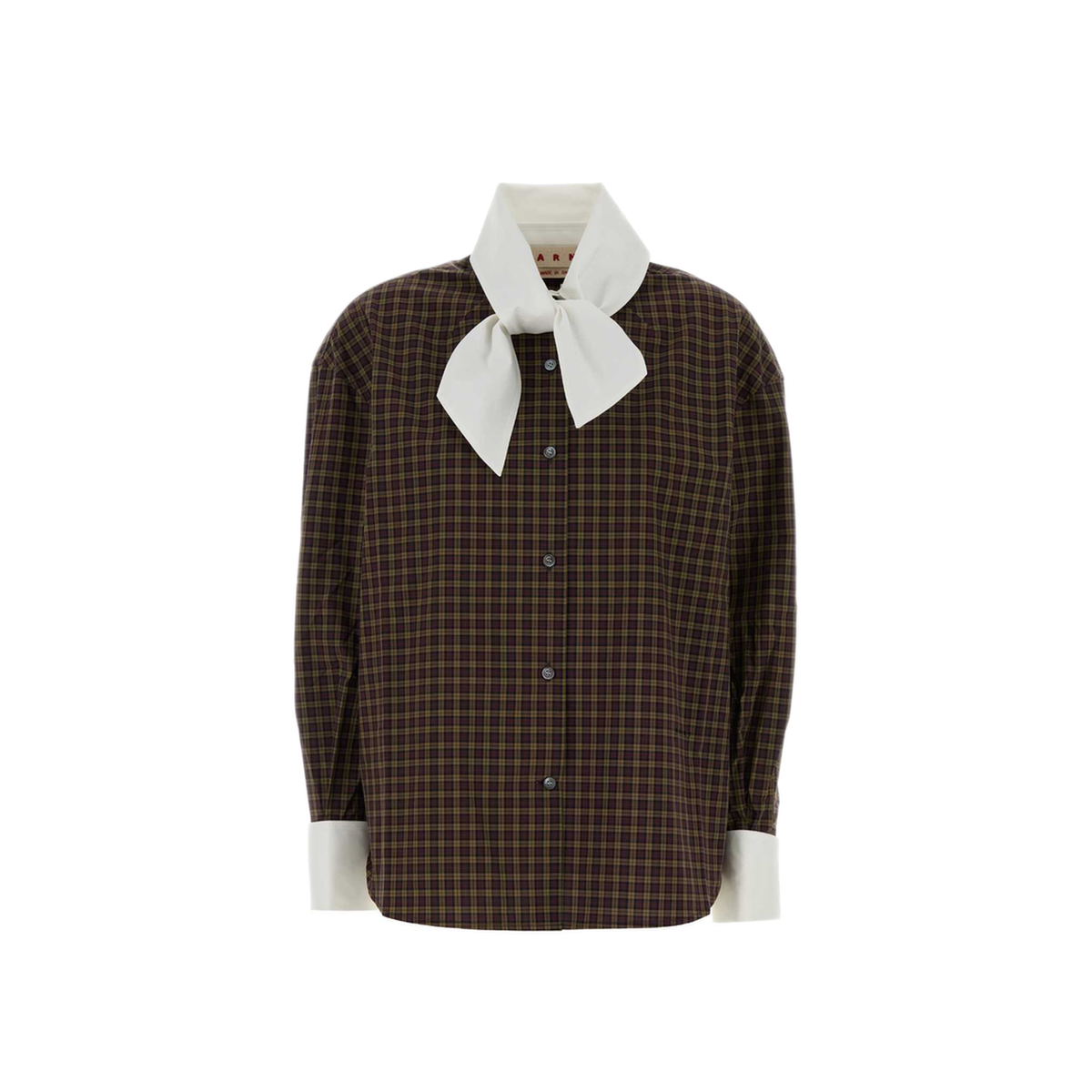 MAYFEYR - Marni - Embroidered Poplin Oversize Shirt - CAMA0706QSUTC689CHM61