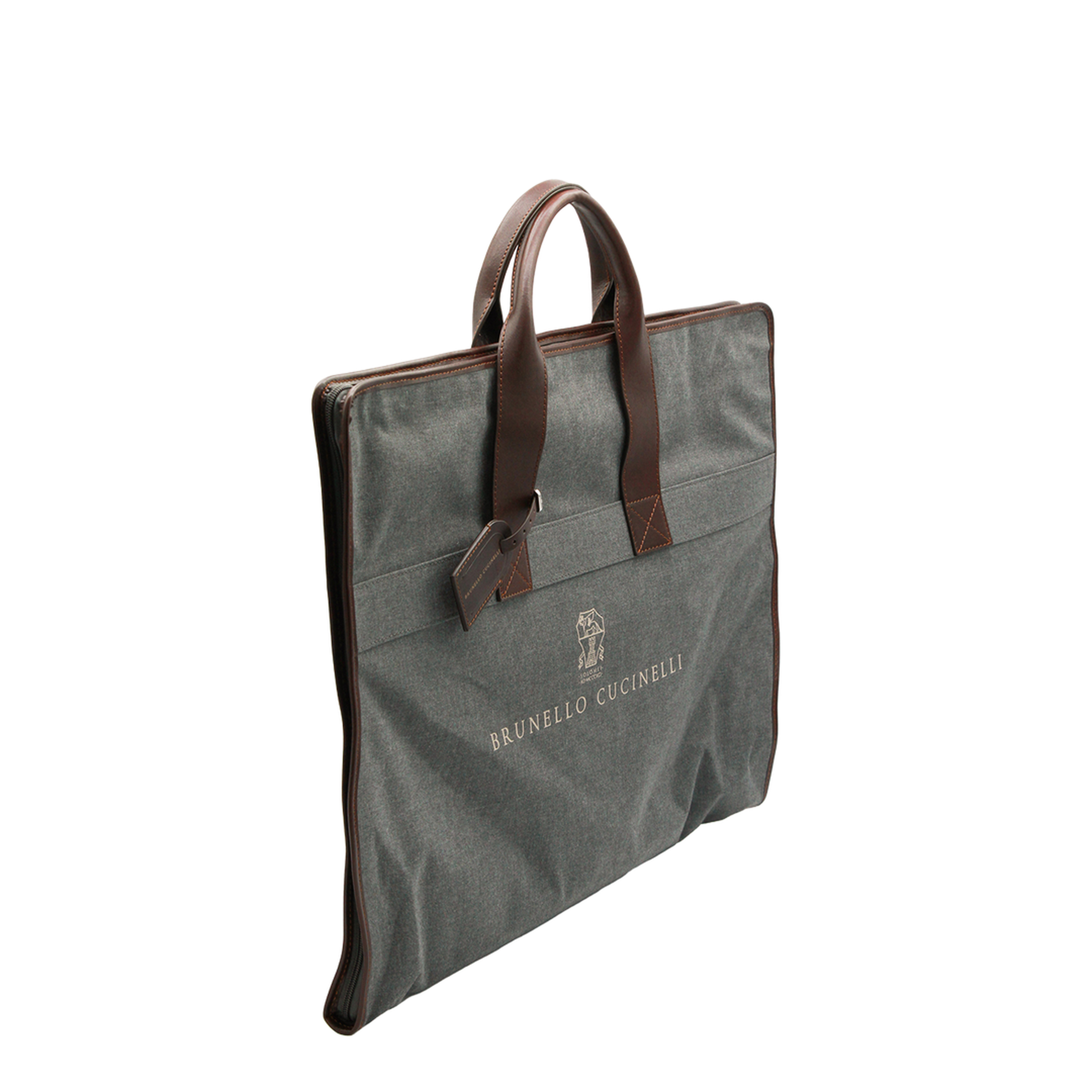 Leather Trimming Suit Carrier
