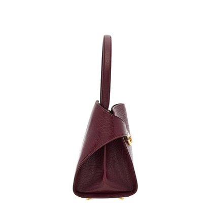 Adjustable Shoulder Bag with Central Zipper