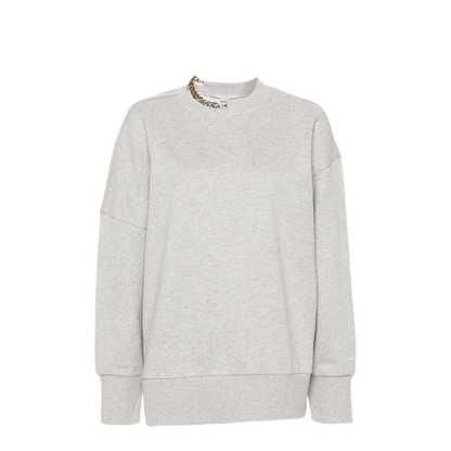 MAYFEYR - Stella Mccartney - Chain-Link-Detailing Mélange Sweatshirt - 6J03273SPZ361264