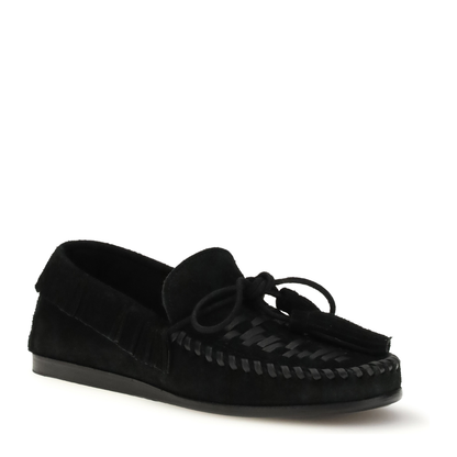 MAYFEYR - Isabel Marant - Suede Fitza Loafers - MC0019FCC2A05S01BK