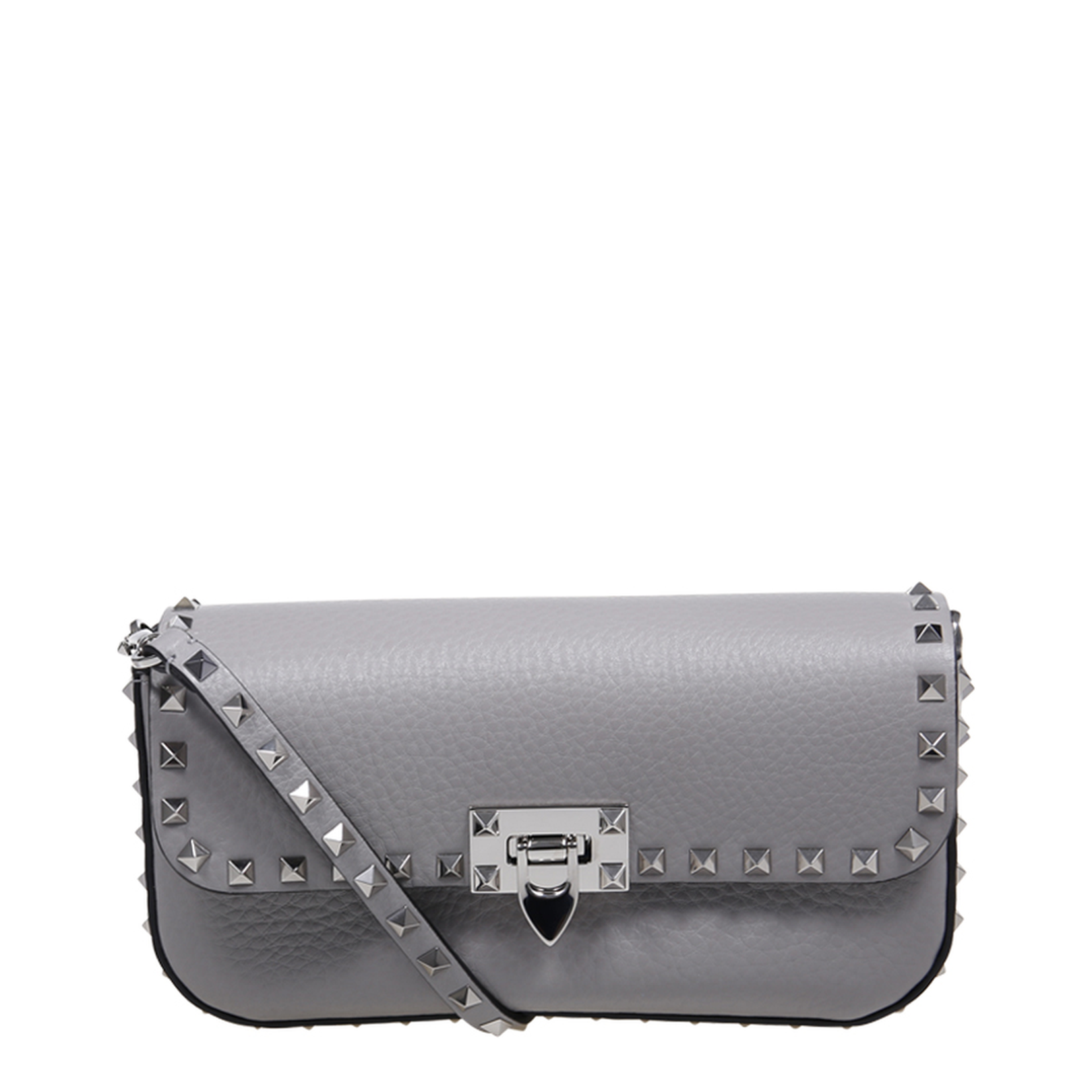 Rockstud Shoulder Bag - Grey