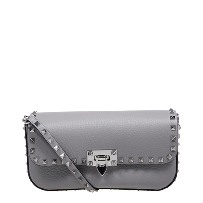 Rockstud Shoulder Bag - Grey