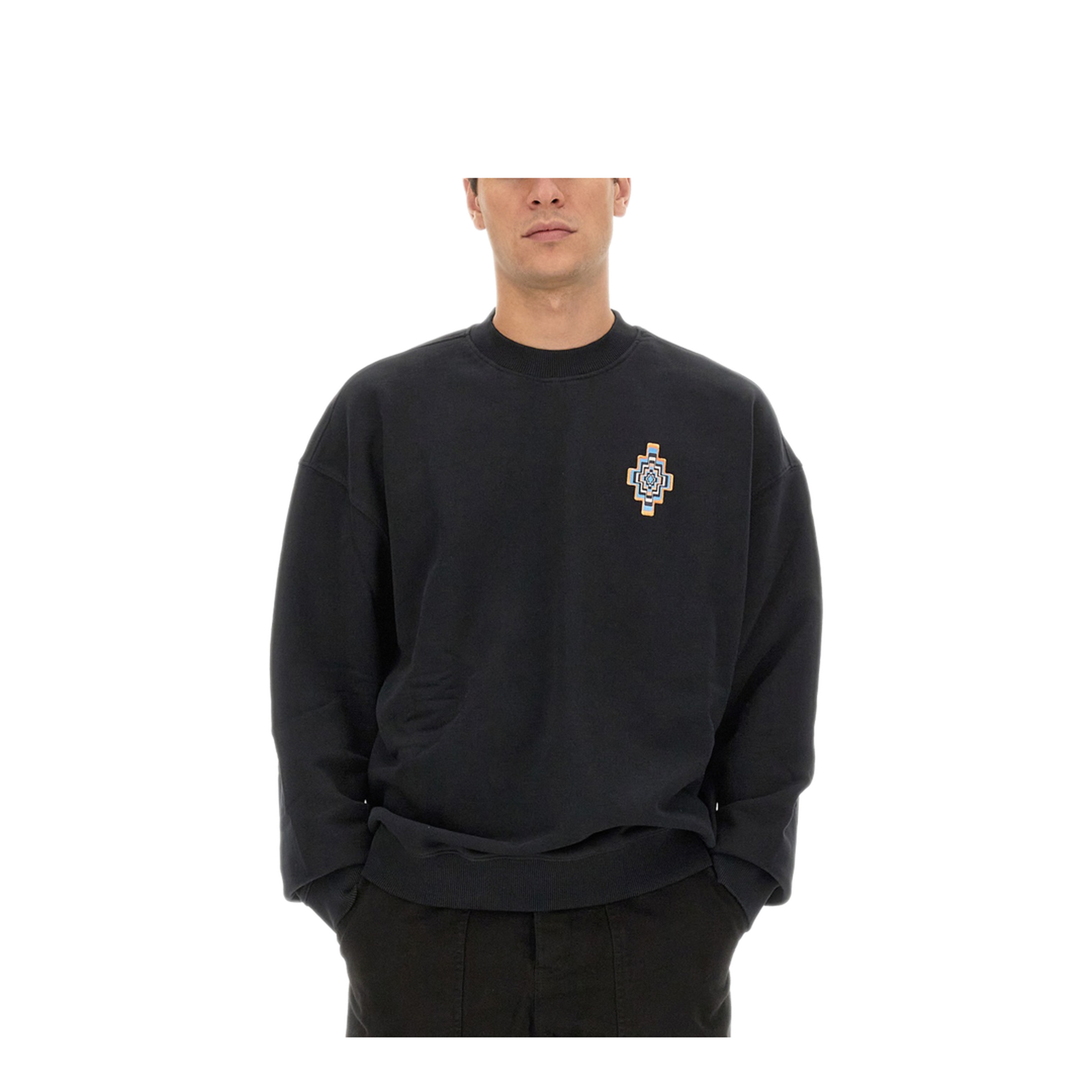 MAYFEYR - MARCELO BURLON COUNTY OF MILAN - Optical Cross Sweatshirt - CMBA097F23FLE0021033