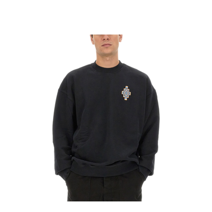 MAYFEYR - MARCELO BURLON COUNTY OF MILAN - Optical Cross Sweatshirt - CMBA097F23FLE0021033