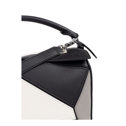 Puzzle Small Calfskin Shoulder Bags - Grey/Light Ghost