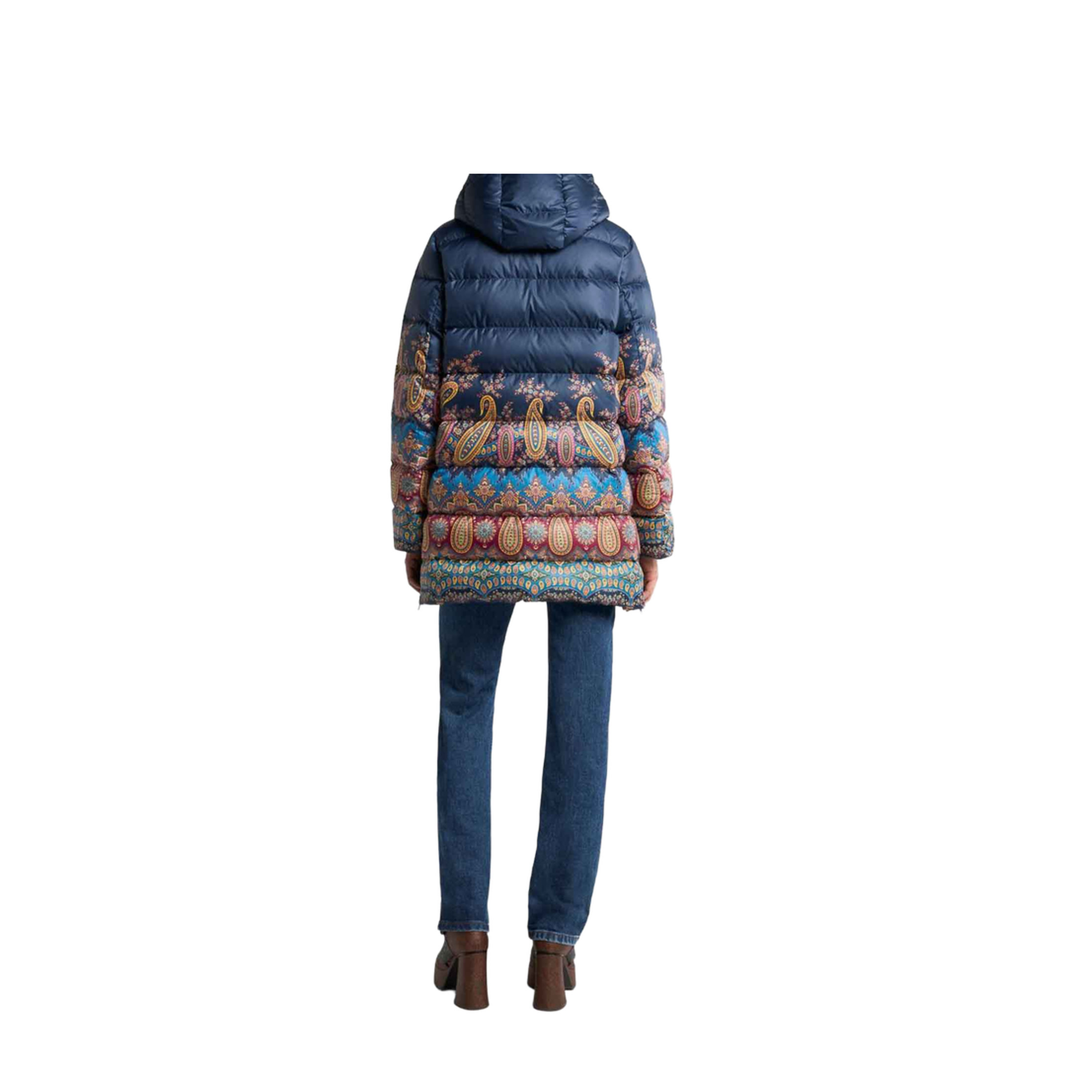 Down Jacket Hood Placed Print