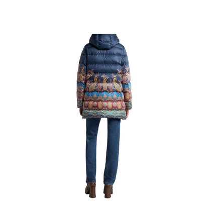 Down Jacket Hood Placed Print