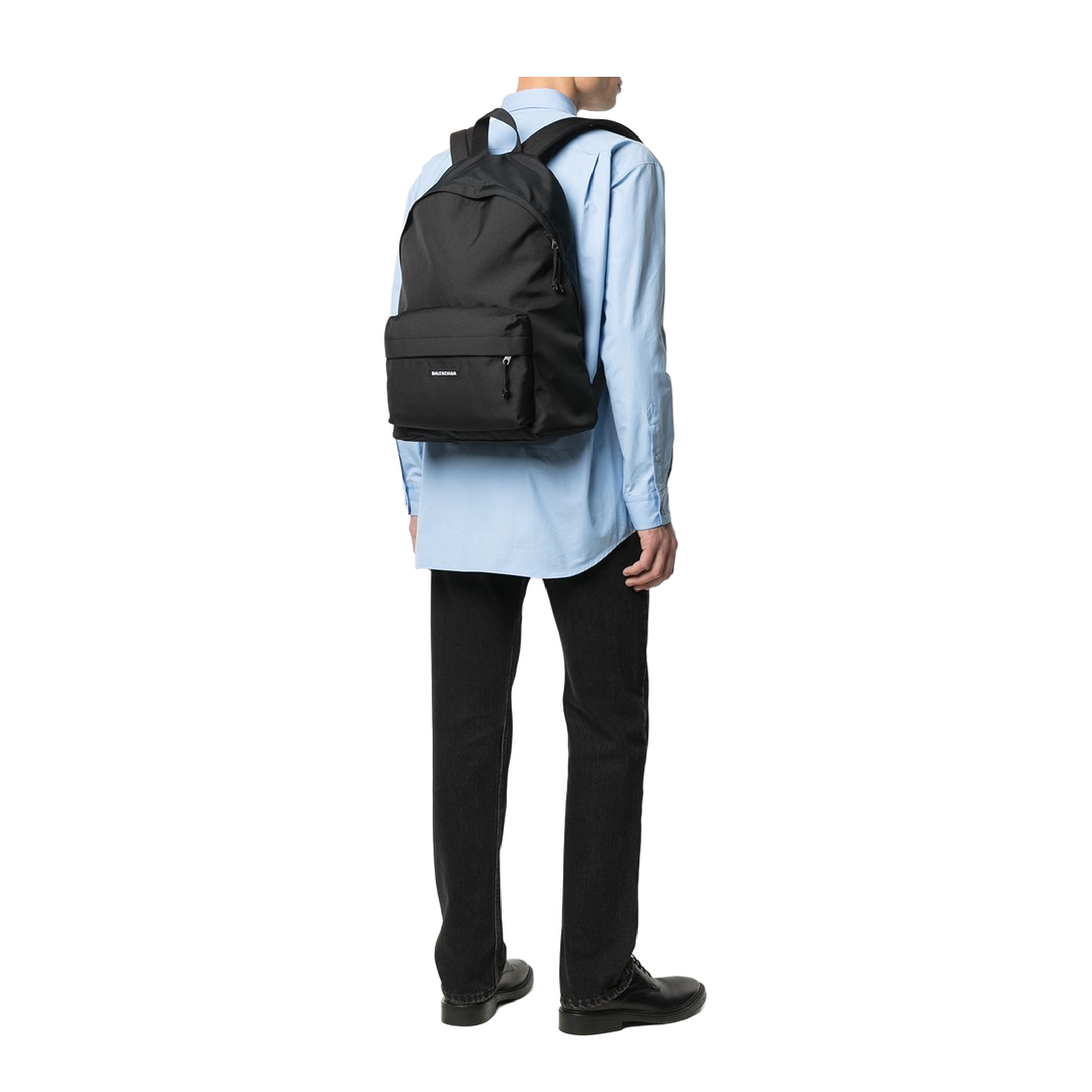 Explorer Nylon Backpack in Black