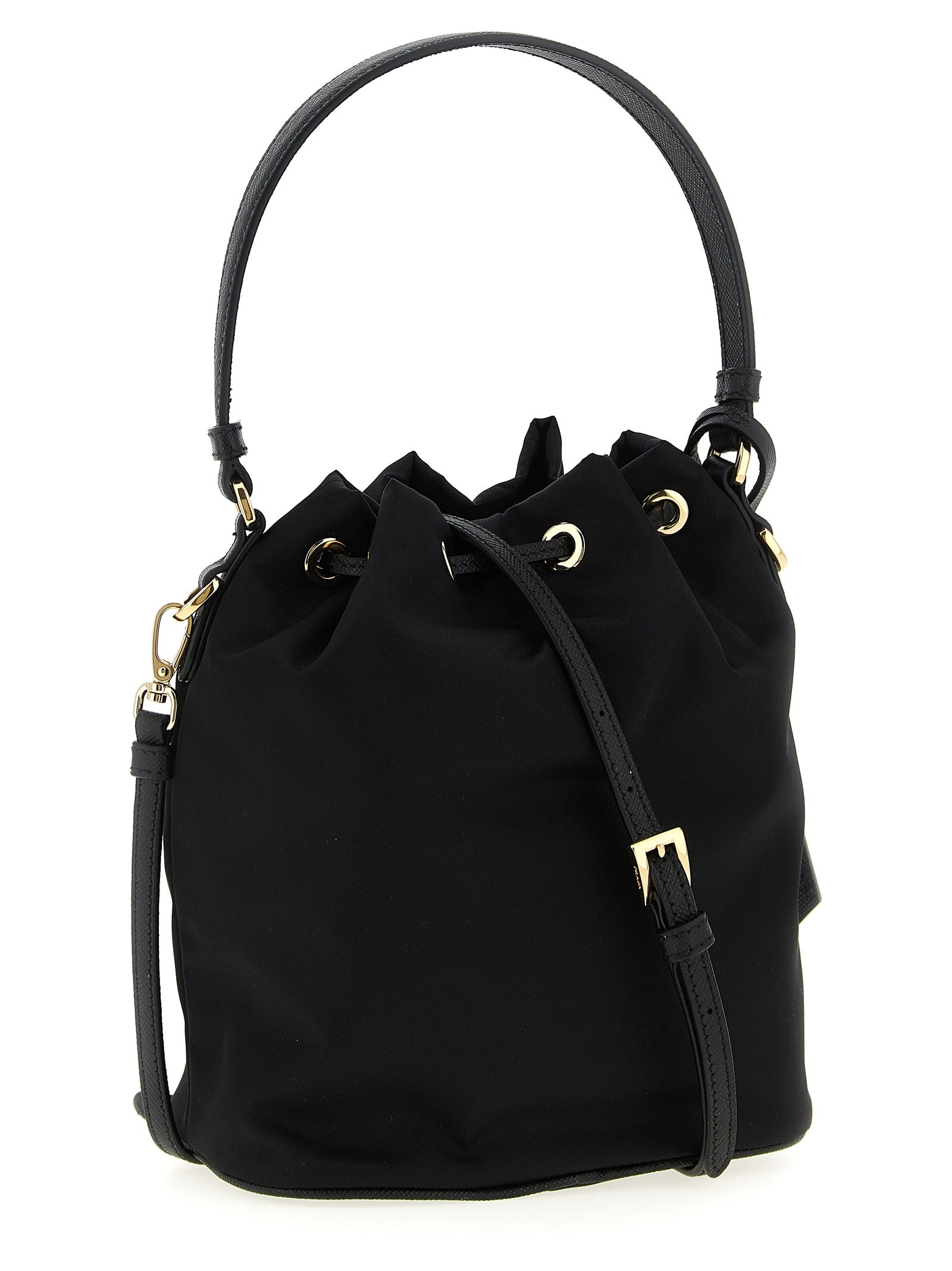 Black Re-nylon Shoulder Bag
