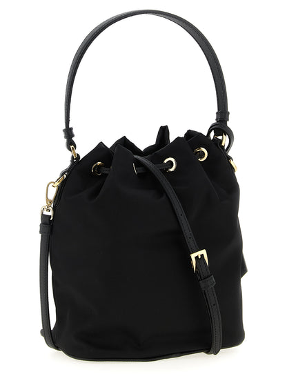 Black Re-nylon Shoulder Bag