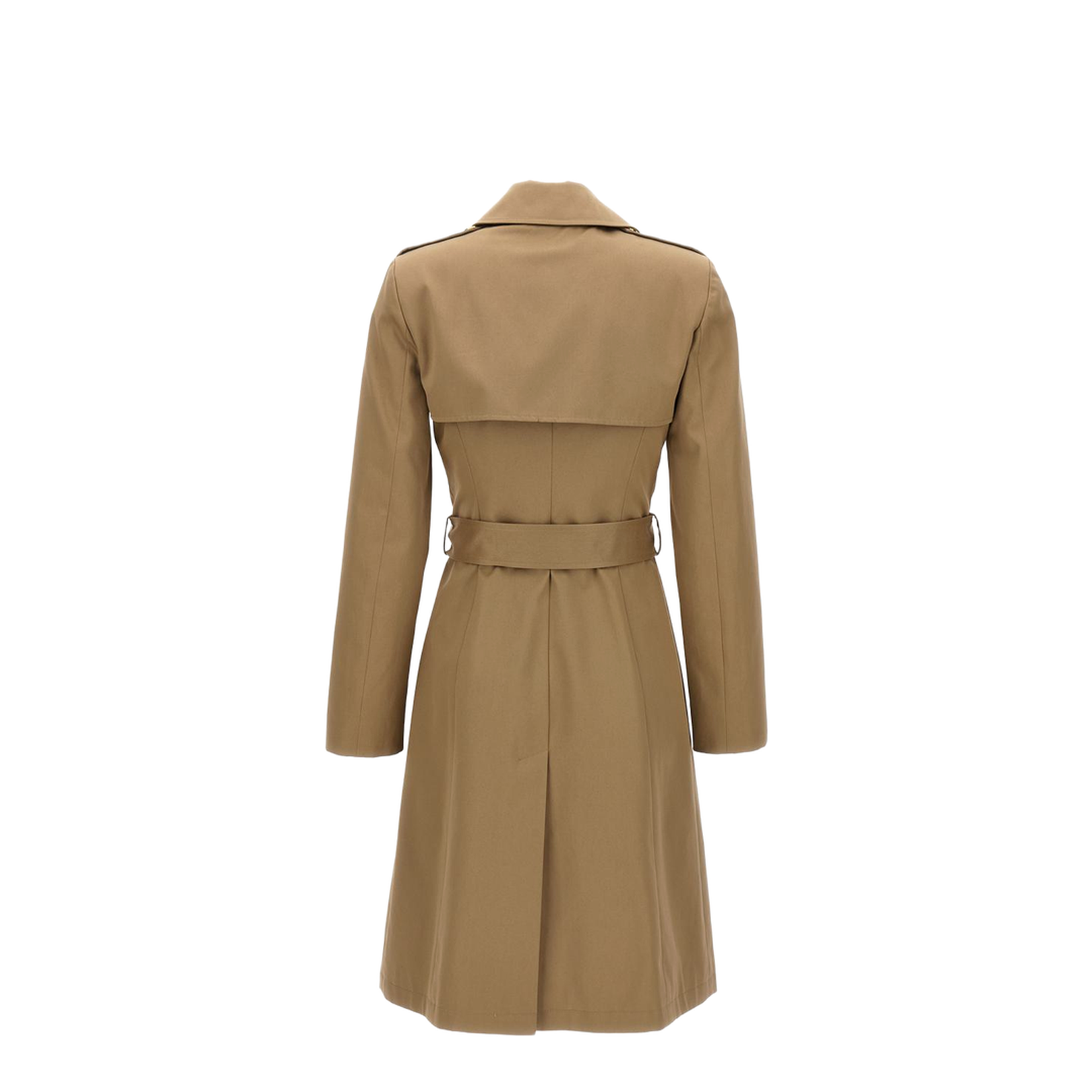 Straight Single Breasted Coat Black