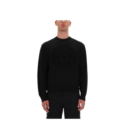 MAYFEYR - VERSACE JEANS COUTURE - Jersey With V Emblem - 79GAFM15CMN06899