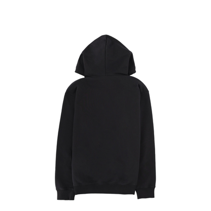 Cotton Jersey Sweatshirt with Print in Black