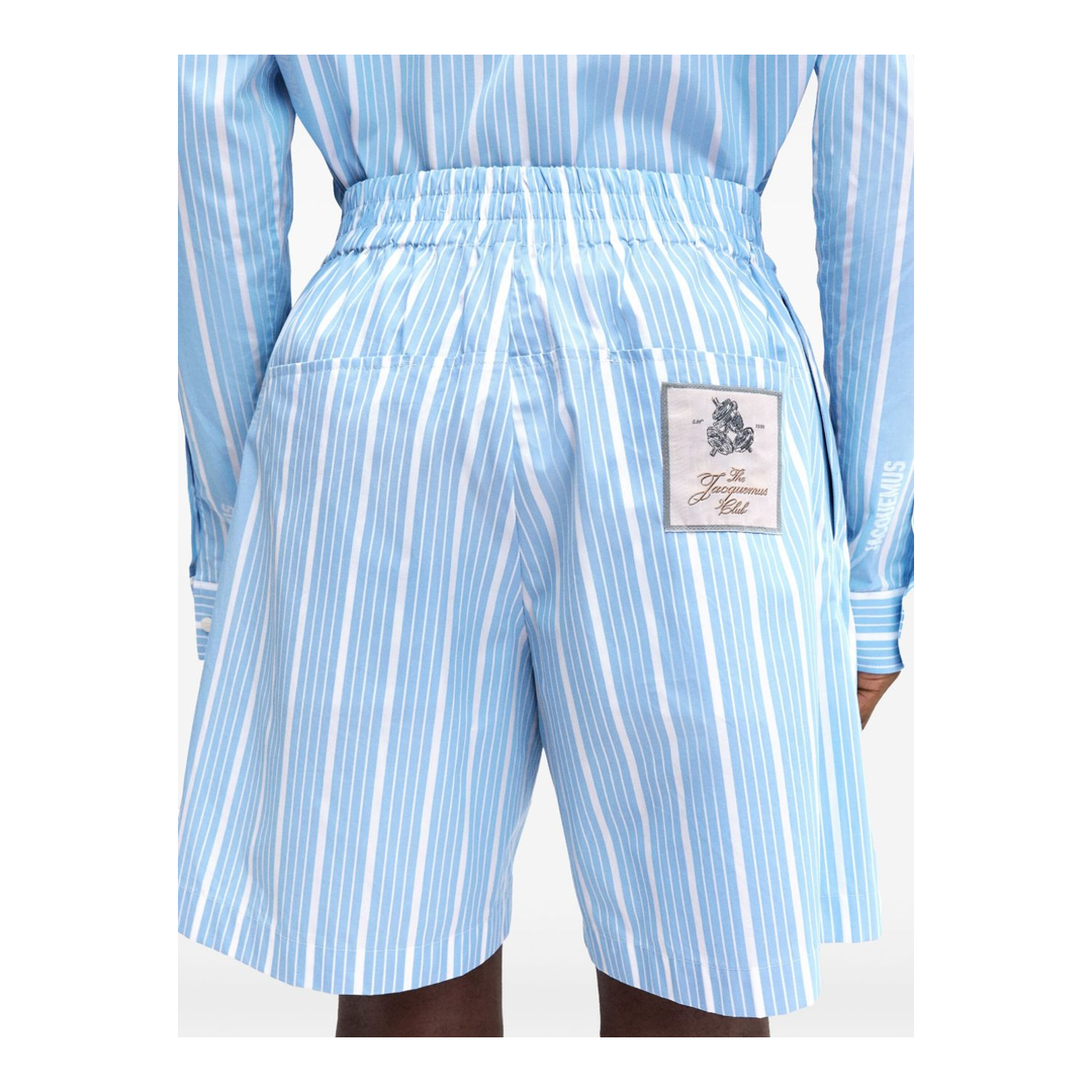 JACQUEMUS Shorts Clear Blue