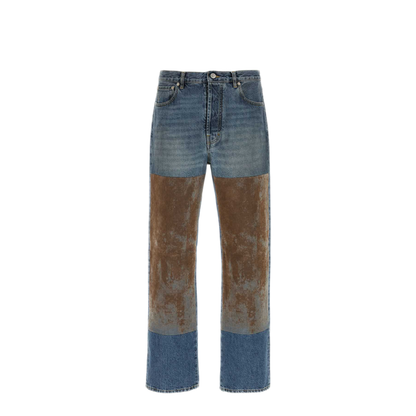 MAYFEYR - Maison Margiela - Flocked Patch Denim Trousers - S67LA0054M30066964