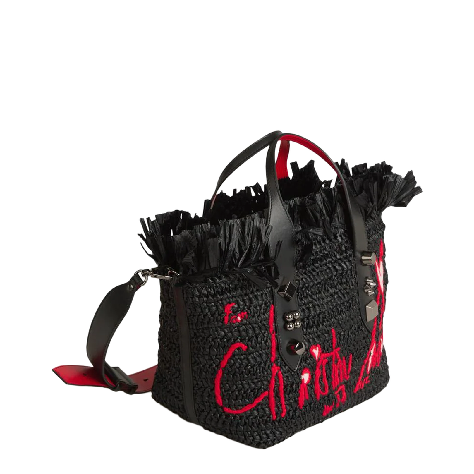 Raffia Crossbody Handbag