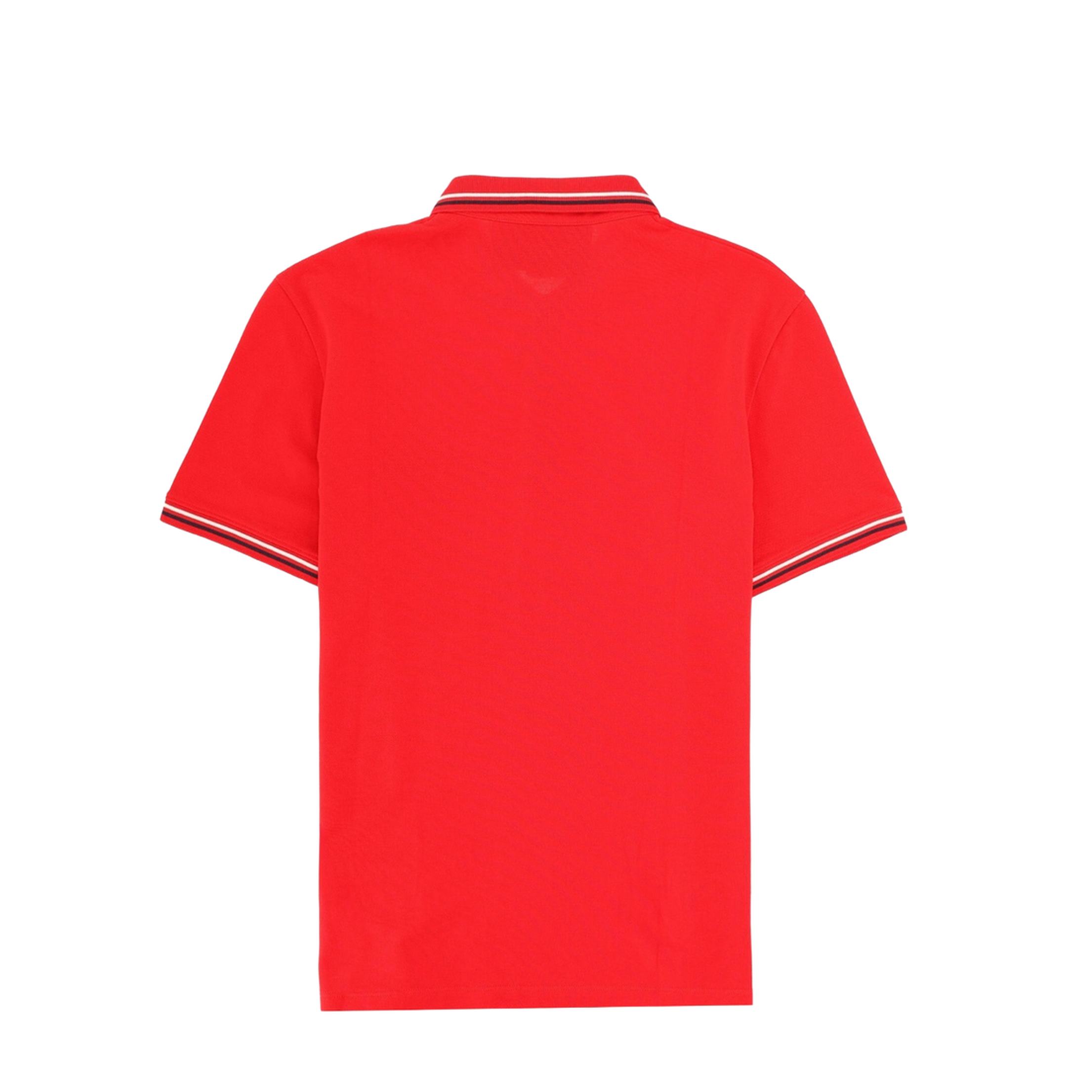 Red Cotton Polo Shirt