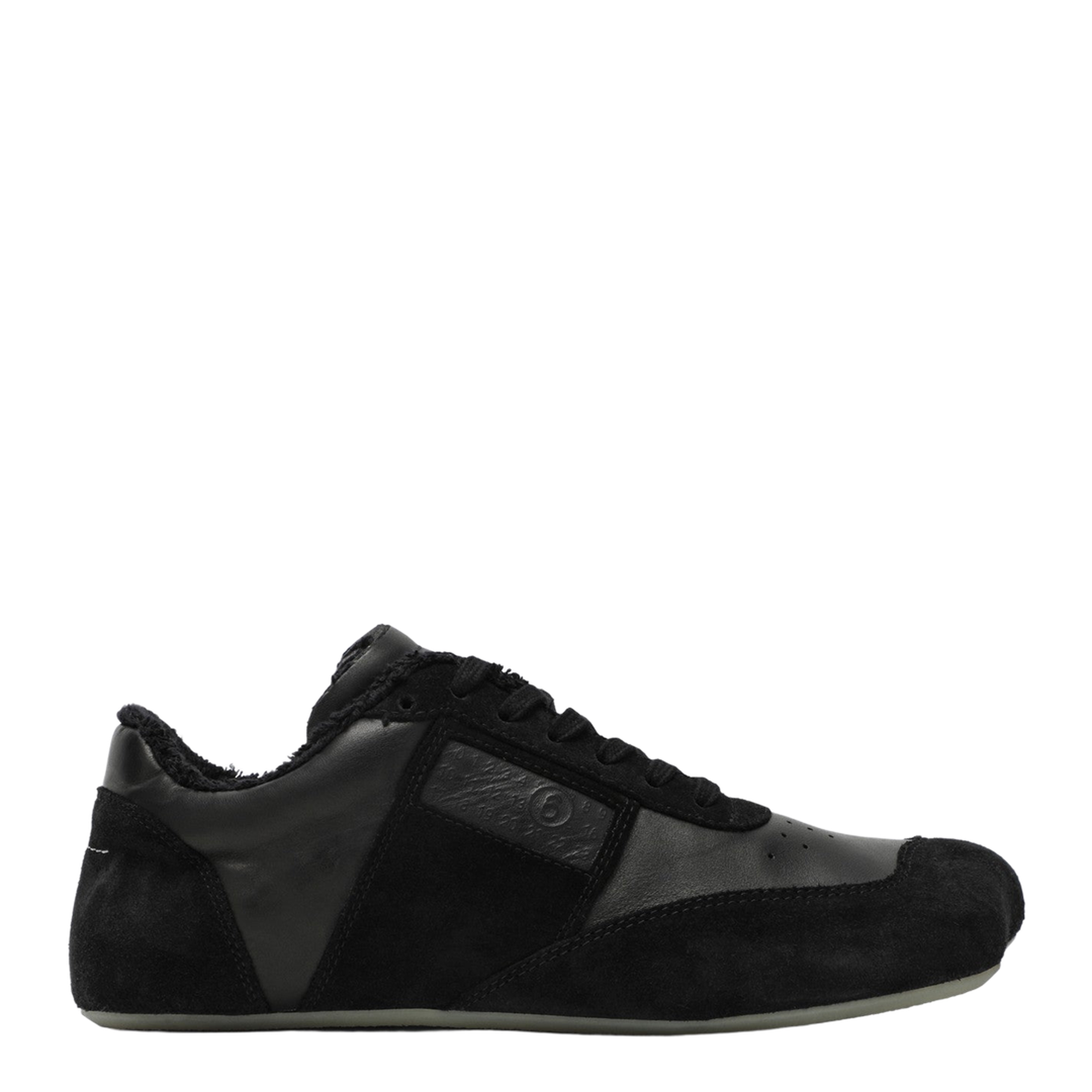 Calf Leather Slim Sneakers