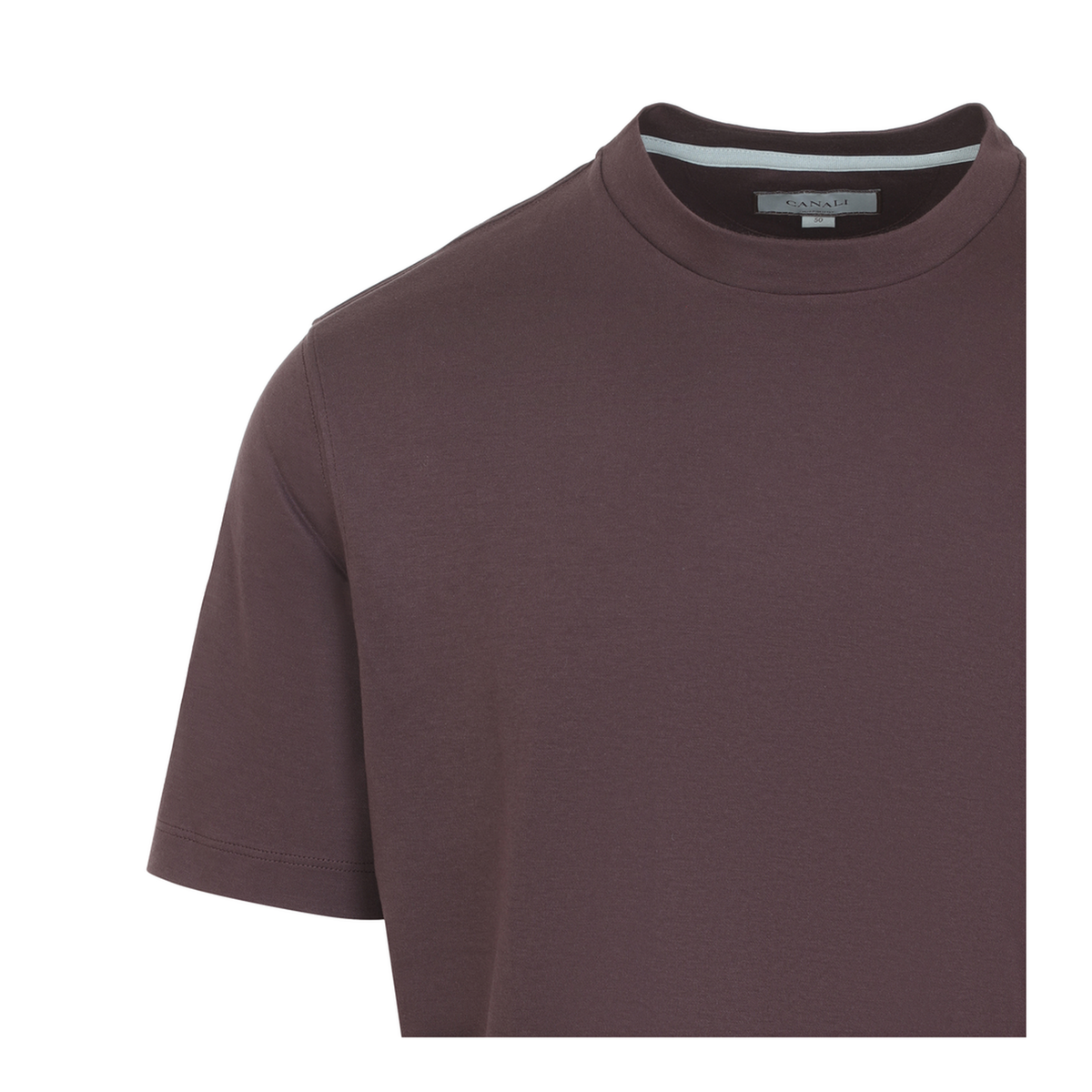 MAYFEYR - CANALI - Cotton T Shirt 902 Bordeaux - T0965MJ02451902