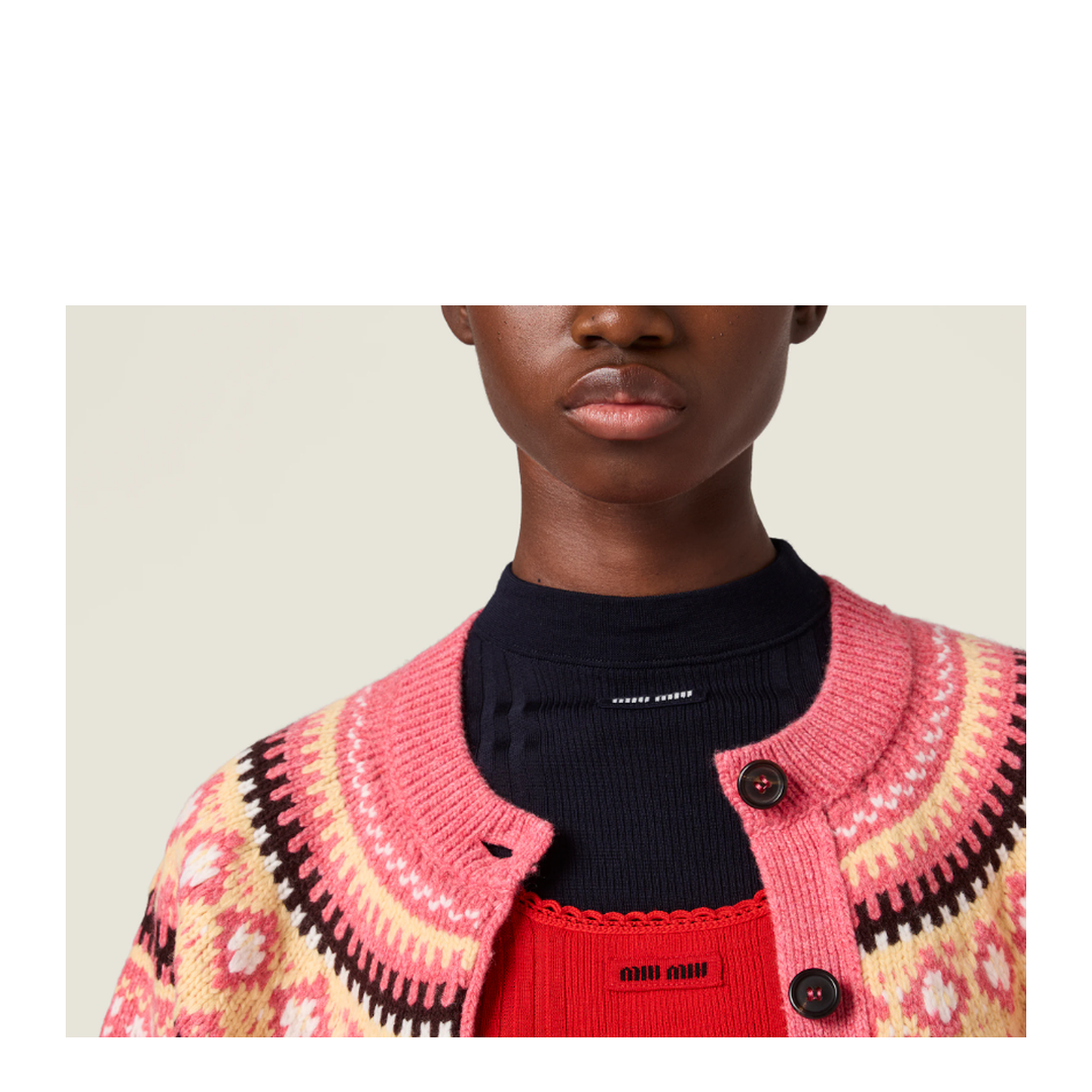 MAYFEYR - Miu Miu - Maglieria Wool Fairisle F.3 - MMF00ZSOOO18SIF0028